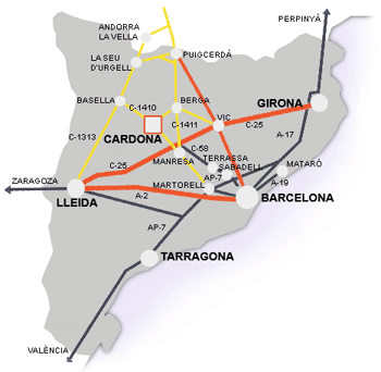 Clica para ver el mapa de Cardona